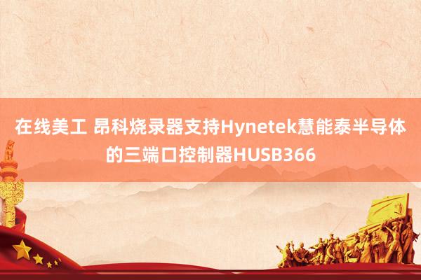 在线美工 昂科烧录器支持Hynetek慧能泰半导体的三端口控制器HUSB366